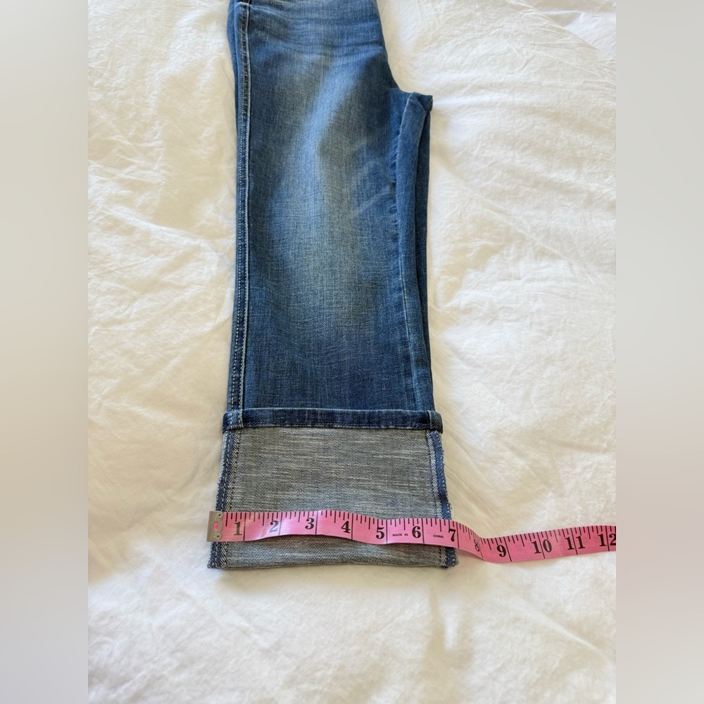 Judy Blue | SZ 9/ 29 | High Waist Tummy Control Capri Jeans High Rise Cuffed NWT - Picture 9 of 9